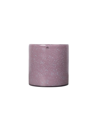 Vase/Candle holder Calore M, Lilac BYON Front