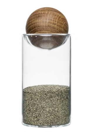 Oak salt/-pepper set  