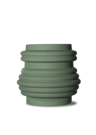 VASE MILA L, GREEN BYON Front