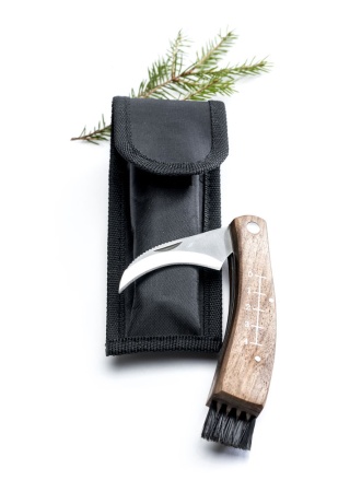 Mushroom picking knife in a sheath default 