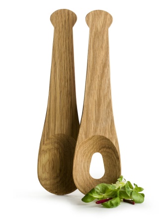 OAK SALAD SERVERS default 