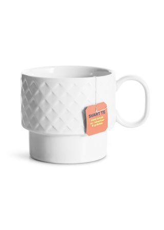 COFFEE & MORE , TEA MUG WHITE  