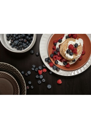 COFFEE & MORE, SIDE PLATE TERRACOTTA  