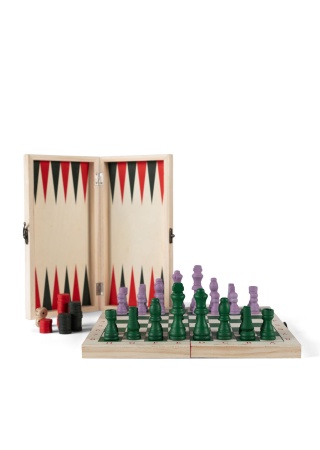 CHESS / BACKGAMMON BETH BYON Front