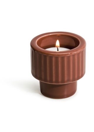 COFFEE & MORE, TEALIGHT/EGG CUP TERRACOTTA  