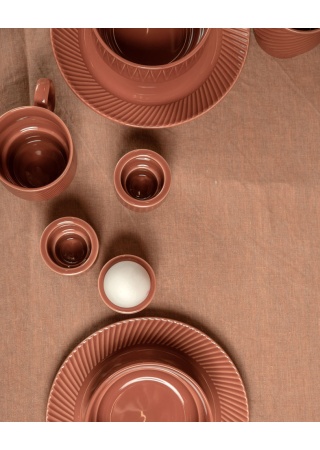 COFFEE & MORE, TEALIGHT/EGG CUP TERRACOTTA  