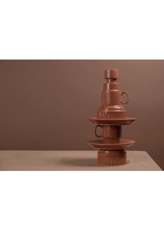 COFFEE & MORE, TEALIGHT/EGG CUP TERRACOTTA  