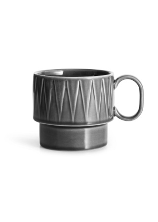 COFFEE & MORE , TEA MUG GREY default 