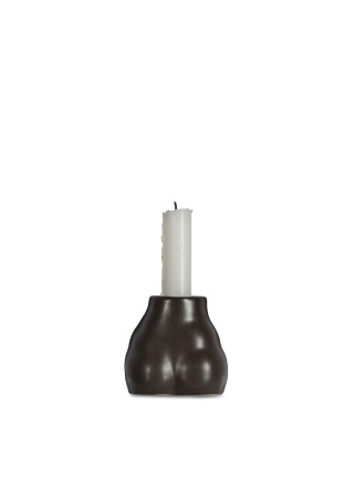 CANDLE HOLDER NATURE, BLACK BYON Front