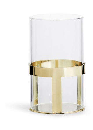 HOLD TEALIGHT HOLDER, GOLD default 