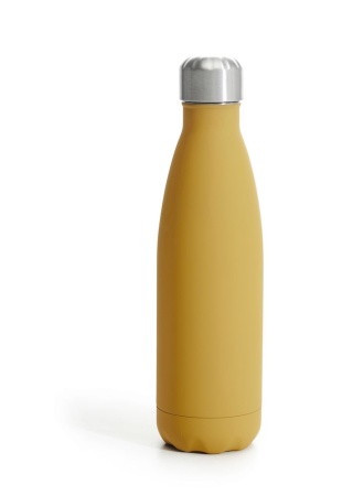 NILS STEEL BOTTLE RUBBER FINISH YELLOW, 50CL 12/24 H default 