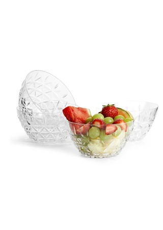 PICKNICK BOWL 4-PAC, TRANSPARENT  