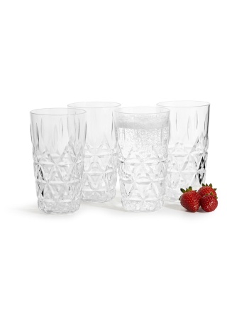 PICKNICK ALL PURPOSE GLASS 4-PAC, TRANSPARENT default 