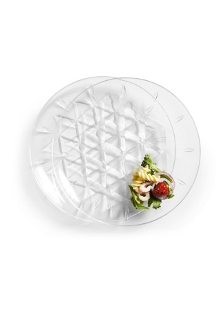 PICKNICK DINNERPLATE 26CM 2-PAC, TRANSPARENT default 