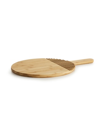 CUTTING & SERVING BOARD ROUND, BAMBOO default 