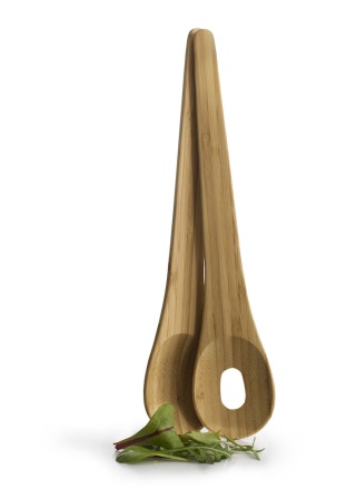 NATURE SALAD SERVER BAMBOO  