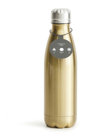 STEEL BOTTLE GOLD, 50CL, 16/8H default 