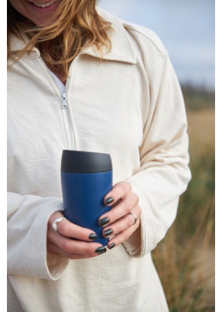 TRAVEL MUG WITH LOCKING FUNCTION SMALL, BLUE  