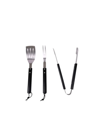 FREDDE BBQ SET 3-PCS, BLACK default 