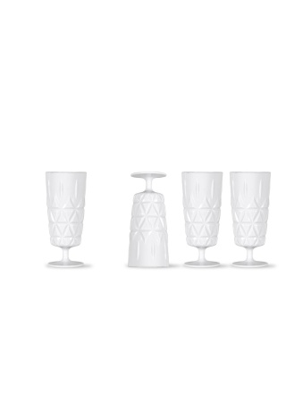 PICNIC GLASS HIGH 4-PCS, WHITE default 