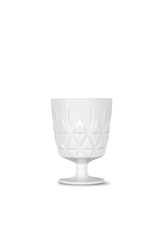 PICNIC GLASS 4-PCS, WHITE  