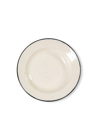 DORIS ENAMEL PLATE, BEIGE default 