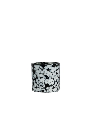 CANDLE HOLDER CALORE XS, BLACK/WHITE BYON Front