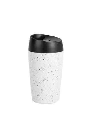 LOKE TRAVEL MUG, LOCKING FUNCTION S, WHITE/BLACK default 