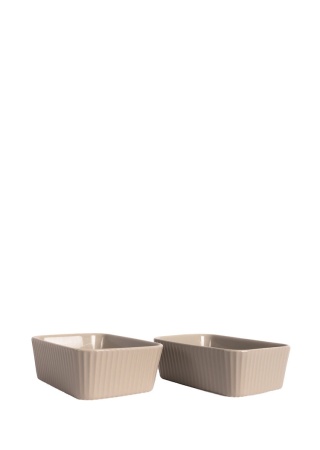 FLORA OVEN DISH MINI 2-PCS, BEIGE default 