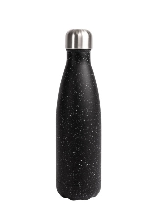 NILS STEEL BOTTLE BLACK/WHITE 12/24H, 50CL default 