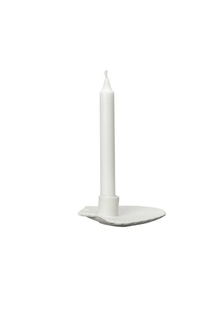 CANDLE HOLDER SHELL S, WHITE BYON Front