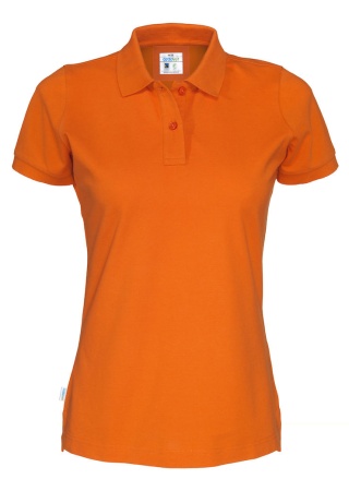 Dámské polo tričko Cottover PIQUÉ (GOTS) Oranžová Front