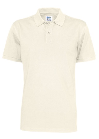 Pánské polo tričko Cottover PIQUE (GOTS) Off white Front