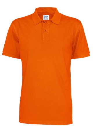 Pánské polo tričko Cottover PIQUE (GOTS) Oranžová Front