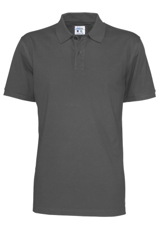 Pánské polo tričko Cottover PIQUE (GOTS) Tmavě šedá Charcoal Front