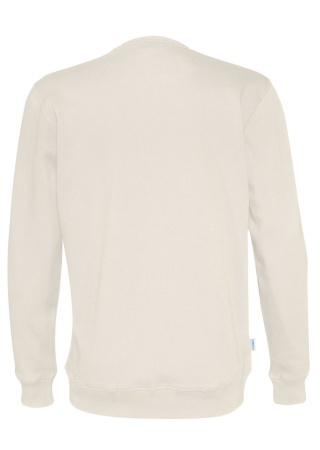 Mikina CREW NECK (GOTS) Off white Back