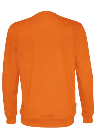 Mikina CREW NECK (GOTS) Oranžová Back