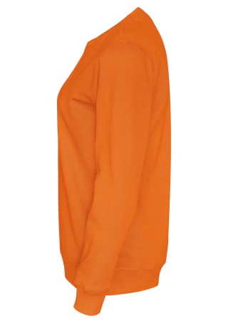 Mikina CREW NECK (GOTS) Oranžová Side