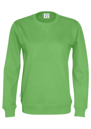 Mikina CREW NECK (GOTS) Zelená Front