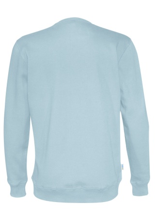 Mikina CREW NECK (GOTS) Nebesky modrá Back