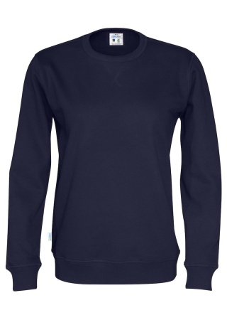 Mikina CREW NECK (GOTS) Námořní modř Front