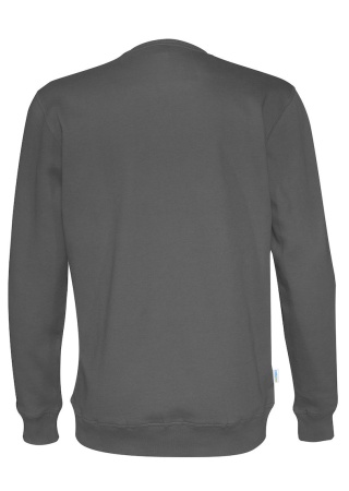 Mikina CREW NECK (GOTS) Tmavě šedá Charcoal Back