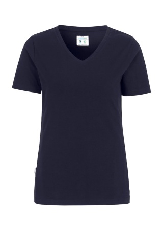 Dámské tričko Cottover STRETCH V-NECK Námořní modř Front