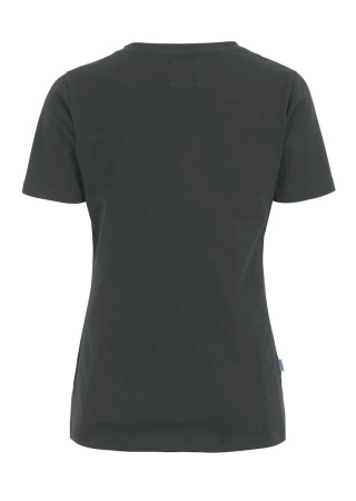 Dámské tričko Cottover STRETCH V-NECK Tmavě šedá Charcoal Back