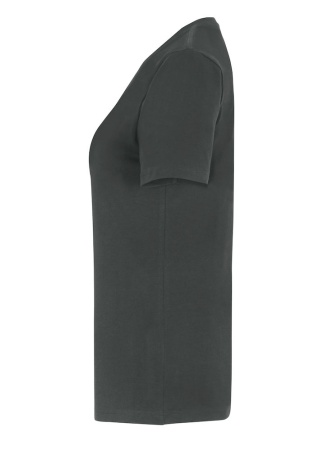 Dámské tričko Cottover STRETCH V-NECK Tmavě šedá Charcoal Side