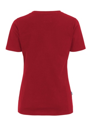 Dámské tričko Cottover STRETCH V-NECK Červená Back