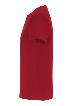 Pánské tričko Cottover STRETCH R-NECK Červená Side