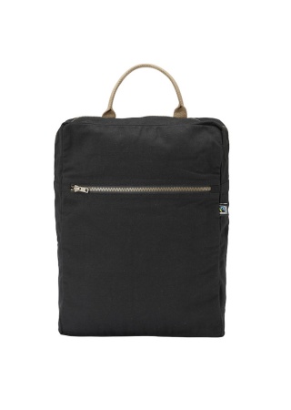 Plátěný batoh Canvas Daypack Černá Front