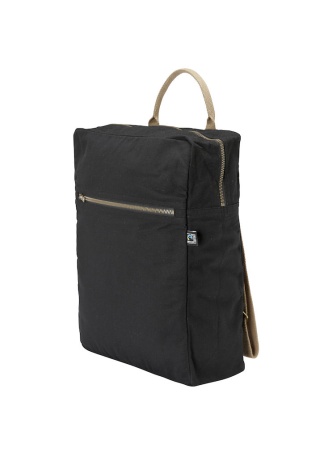 Plátěný batoh Canvas Daypack Černá Side