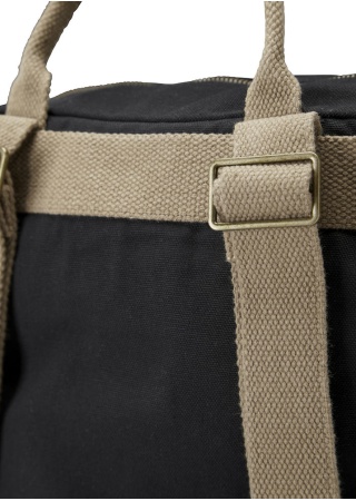 Plátěný batoh Canvas Daypack Černá Back